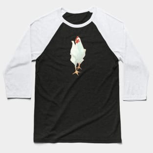Watercolor Proud Hen #2 Baseball T-Shirt